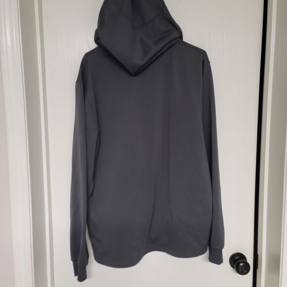 ~ mens grey mlb cincinnati reds zip hoodie - Picture 2 of 4